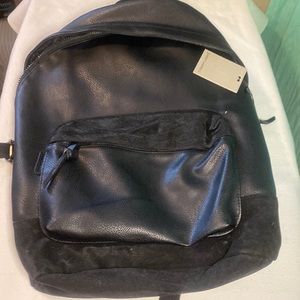 James Campbell black backpack